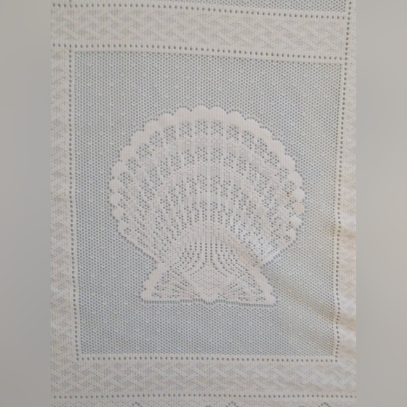 Lace Shower Curtain With Ocean Theme - Picture 5 of 9